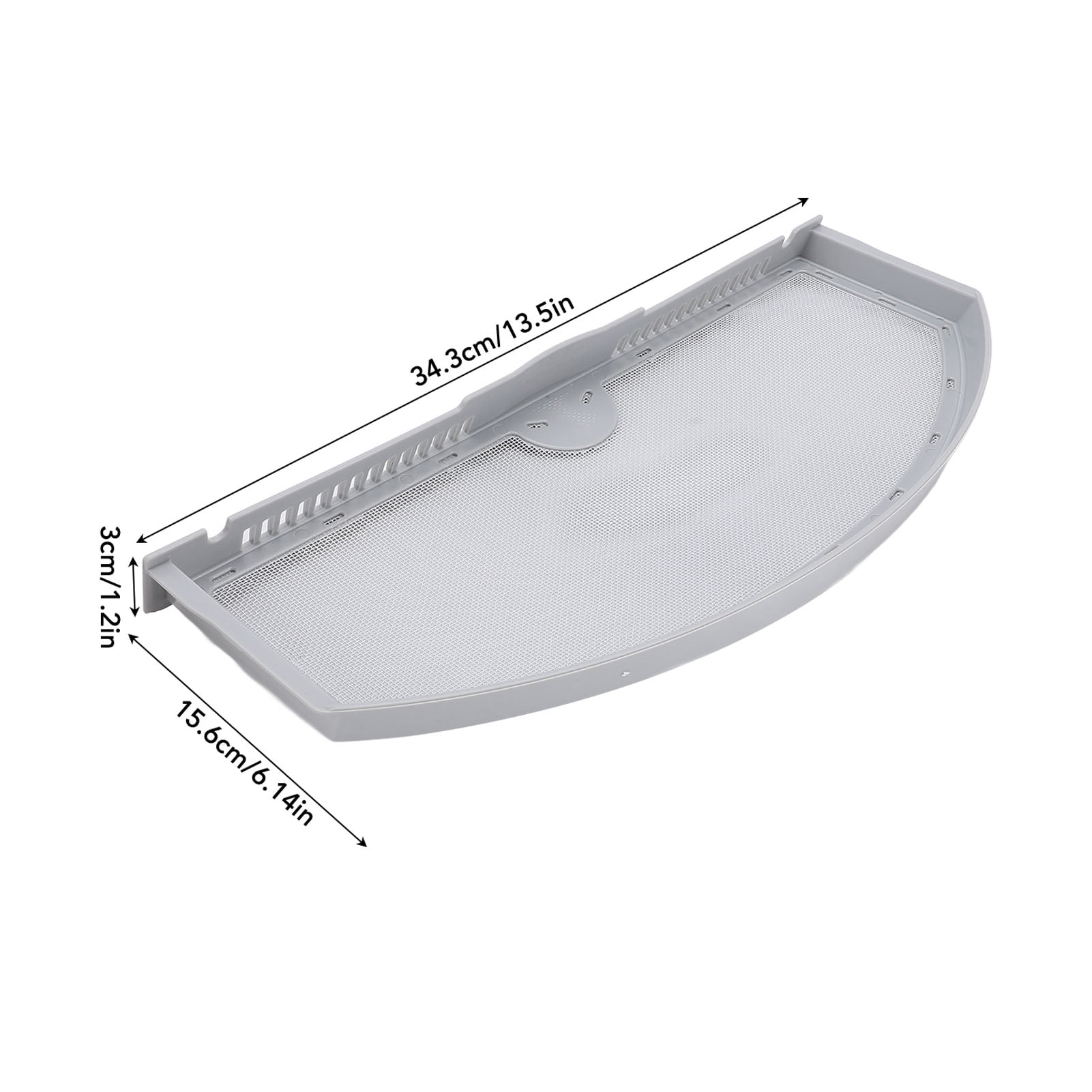 Dryer Lint Filter, Dryer Lint Filter Replacement Long Lasting ABS Frame Efficient Filtration Easy Installation Stainless Steel Mesh  For GTD65GBSJ3WS