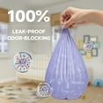 thumbnail image 5 of KeenEcho Disposable Diaper Bags with Handles | 100 Count (4 Rolls) | Ocean Recycled Plastic | Leak-Proof Unscented | Diaper Trash Bags & Sacks for Baby & Pet Wast, 5 of 7