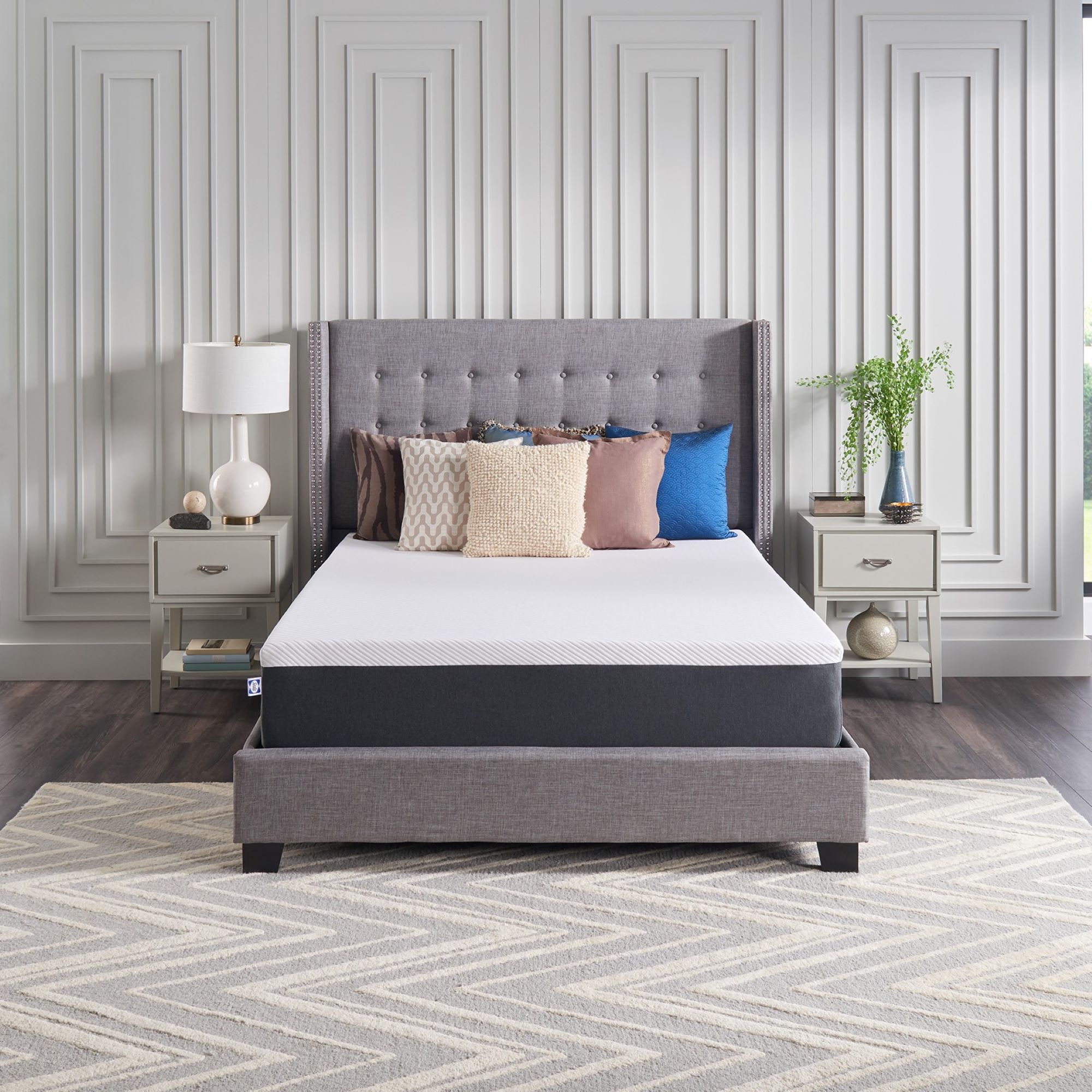 Sealy 12" Medium Plush Gel Memory Foam Bed in a Box Mattress, Full