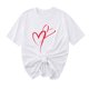 thumbnail image 1 of Camisetas de Manga Corta para Mujeres, Camiseta de Cuello Redondo Impresa de Moda, Primavera Y Verano Casual, 1 of 8