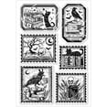 thumbnail image 6 of Skull Crow Cat Transparent Stamps Black Cat Silicone Clear Stamp Seals for DIY Scrapbooking Photo Album Decoration 4.3x6.3inch, 6 of 9