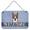 thumbnail image 1 of Impresiones de Pared Caroline's Treasures BB1409DS812 Boxer Bienvenido 8 x 12 Multicolor, 1 of 1