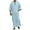 Light Blue, variant on Men's Casual Fashion V Neck Long Sleeve Robe Jacket for Modern Styles