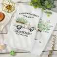 thumbnail image 2 of JOOCAR Kitchen Towels, Spring Greenery in a Round Vase Gray Truckload of Eucalyptus Leaves Farmer's Market 16x27.5 Inch Kitchen Towels for Kitchen Decor Housewarming Gift Towels Set of 2, 2 of 5