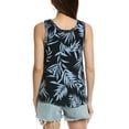 thumbnail image 2 of Michael Stars womens  Tammy Easy Tank, s, Blue, 2 of 3