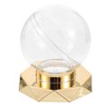 thumbnail image 1 of SHISUYAN Support de Présentation de Baseball Transparent avec Base Dorée pour Fête Souvenirs Sportifs, 1 of 8