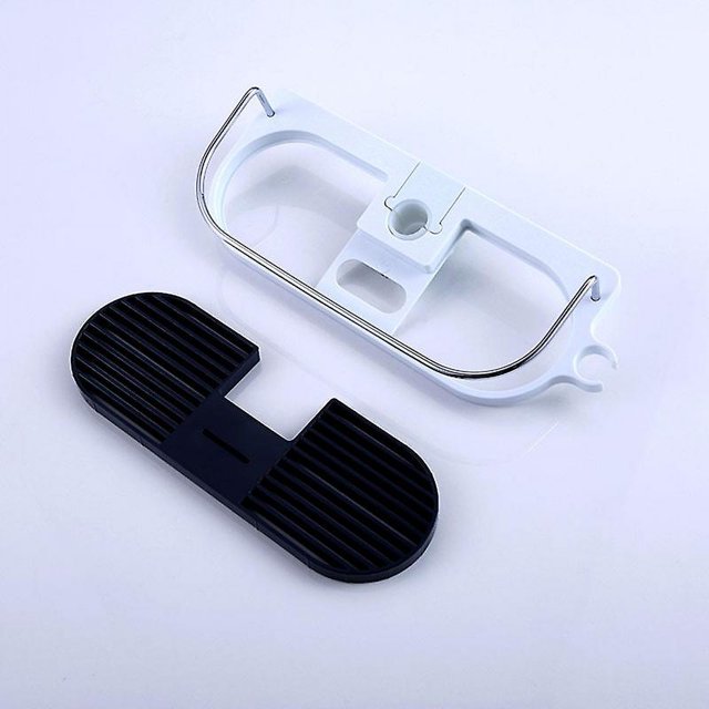 CHAO Estante de ducha sin perforación, soporte organizador de baño para champú, se adapta a riel de 19mm - 25mm, 1 ud.