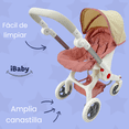 thumbnail image 3 of Carriola para muñeca con mango reversible plegable donna 12882 rosa ibaby rosa, 3 of 6
