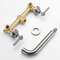 thumbnail image 7 of SUMERAIN Wall Mount Tub Faucet 3 Hole,High Flow Bathtub Filler Faucet, Brushed Nickel, 7 of 7