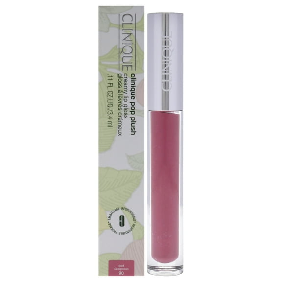 Clinique Clinique Pop Plush Creamy Lip Gloss 0.11oz 08 Strawberry Pop New