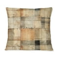 thumbnail image 3 of Designart "Plaid Charm in Beige at the Countryhouse" Vintage Printed Throw Pillow, 3 of 5