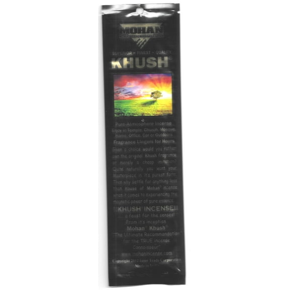House of Mohan Khush Incense 5 packs (50 Sticks total)