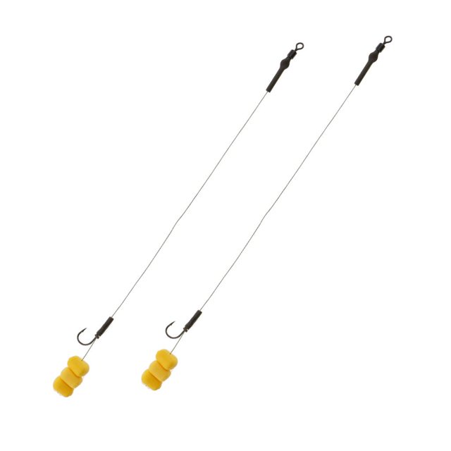 2 uds, accesorios para de con s de púas curvados de de púas 2 shamjiam Aparejos de pesca de la carpa