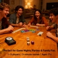 thumbnail image 2 of Scrambled Dice Game, Shuffling The Dice-Driven Word Games for 1-5 Players, Fast-Paced Adult Party Game for Family Fun Travel-Friendly, 2 of 6