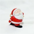 thumbnail image 5 of Farfi Miniature Statue Exquisite Workmanship Widely Application Resin Christmas Themed Micro Landscape Desktop Statue Ornament for Home (Type 12), 5 of 13