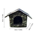 thumbnail image 2 of AITOCO Cat Shelter House Coldproof Condo Warm Puppy Bed Pet Sleeping House Winter Supplies For Stray Cats Outdoor Cats Wild Cats latest, 2 of 9