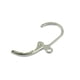 thumbnail image 5 of 50pcs Pendientes Leverback Francés Ganchos Hallazgos De Bucle Abierto De Plata Blanco Bricolaje Blanco plateado Sunnimix Gancho de alambre de oreja de Leverback francés, 5 of 5