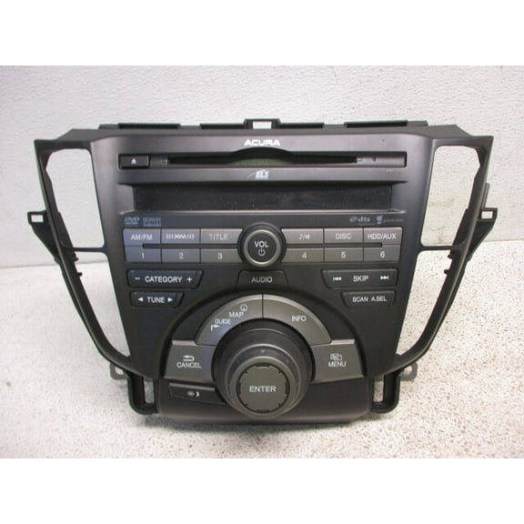 Pre-Owned 2010-2011 Acura TL GPS Navigation AM FM CD MP3 DVD HDD Radio Receiver OEM LKQ - Verify Specific Vehicle Fitment In Description - (Good)
