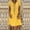 Yellow, variant on HOMBOM Short Sleeve Shift Dress for Women Orange Casual Dresses for Women Solid V-Neck Plus Size Dresses 2XL