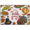 thumbnail image 4 of SKYSONIC 72x48in Fall Vegetable Harvest Area Rug, Thanksgiving Day Non-Slip Floor Carpet for Indoor Living Dining Room and Bedroom Area, 4 of 7