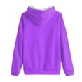 thumbnail image 3 of SHE IS V Neck Sweatshirts for Women Loose Fit Womens Hoodies Zip up Lightweight Womens Plus Size Hoodies Pullover Womens Tops Black Casual My Orders Placed, 3 of 4