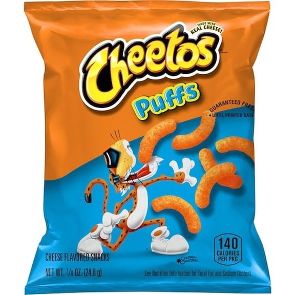 Cheetos Jumbo Puffs Cheese Flavored Snacks, 0.875 Ounce -- 88 per Case.