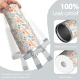 thumbnail image 2 of Modern 30oz Handheld Travel Tumbler with Handle – Double Wall Stainless Steel Insulated Cup, Flip Straw Lid, Leak-Proof & BPA-Free for Hot and Cold Drinks – Durable Coffee & Juice Mug White, 2 of 7