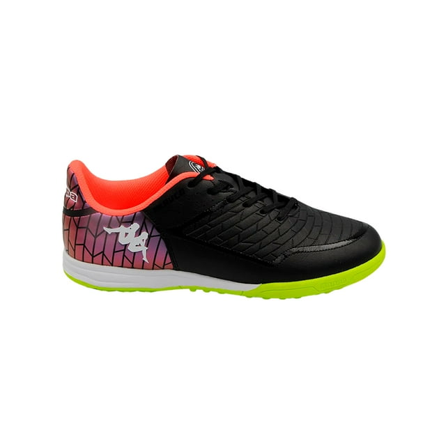 Tenis Futbol Rapido Turf Kappa Kombat Player Base TG Hombre Negro/Amarillo