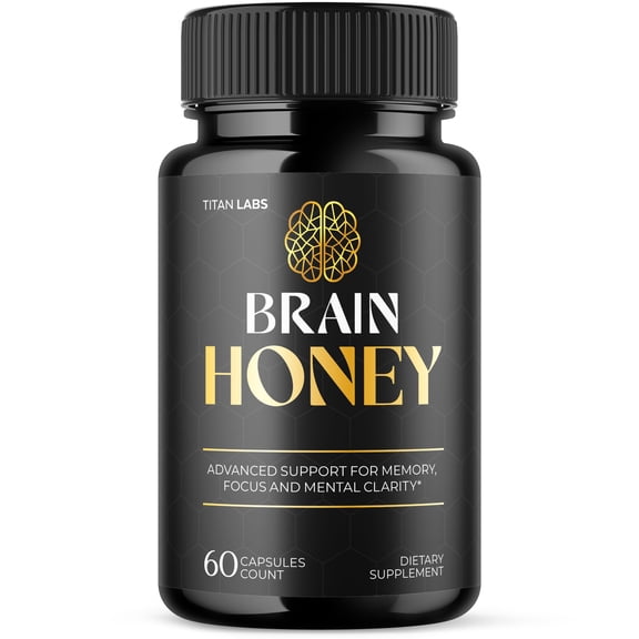 Brain Honey Advanced Brain Support Formula Supplement BrainHoney 60 Capsules