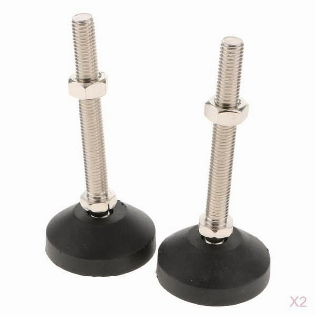Patas niveladoras para muebles de 4 x 60 mm con altura ajustable para banco de trabajo M10/12/16 60-M12x100mm