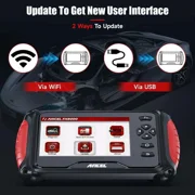 ancel fx8000 السيارات obd2 رمز الماسح الضوئي السيارة جميع النظام زيت epb abs أداة المسح التشخيصي