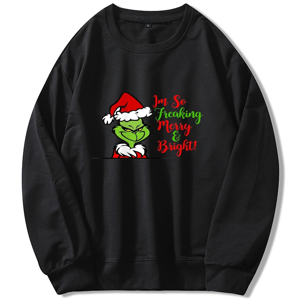Grinch Christmas Style Round Neck 