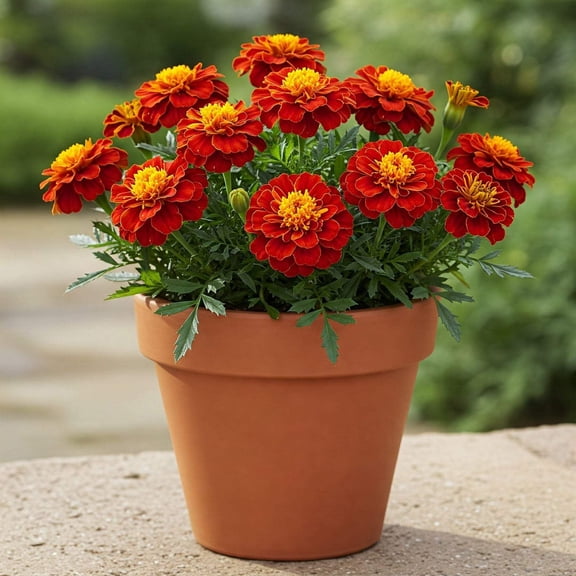 Mr Fothergill's Marigold Red Oh Sow Simple Flower Seed Easy to Grow