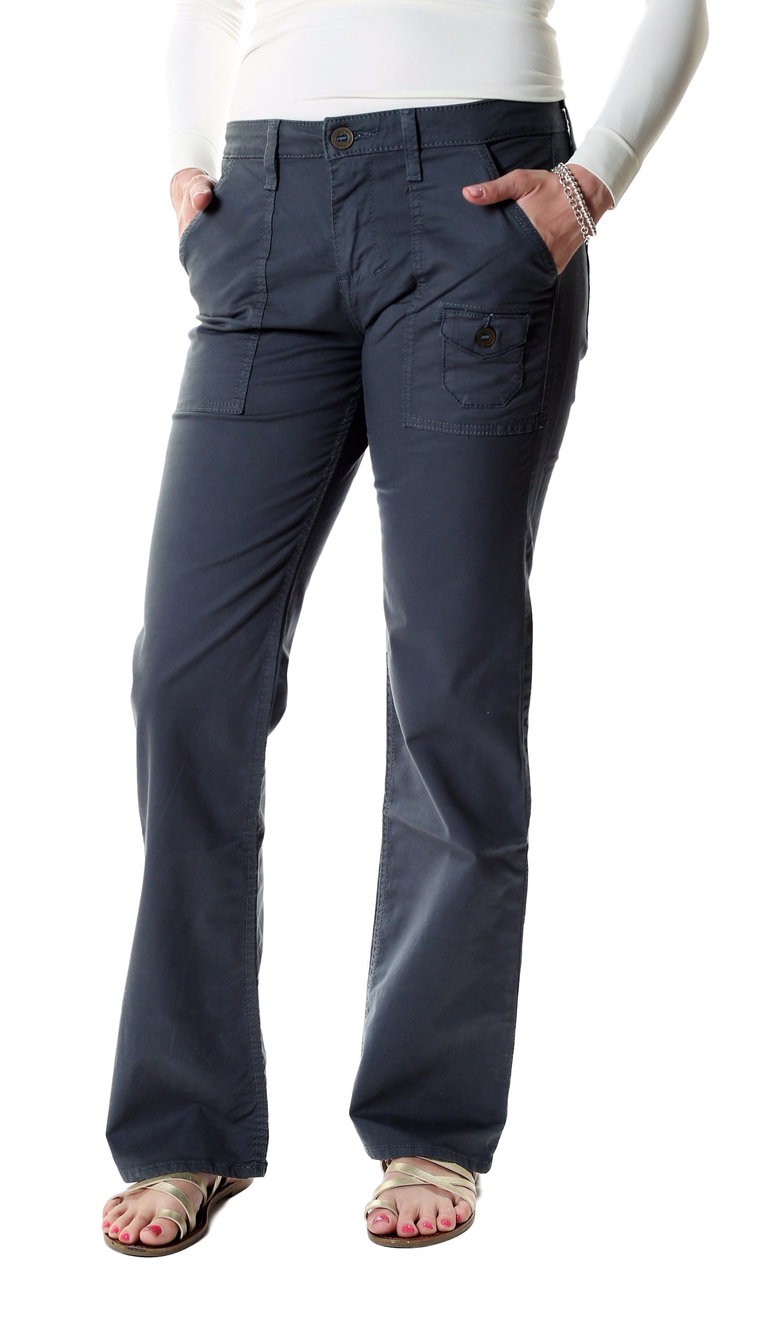 William Rast Women's Twill Chinos Pants 