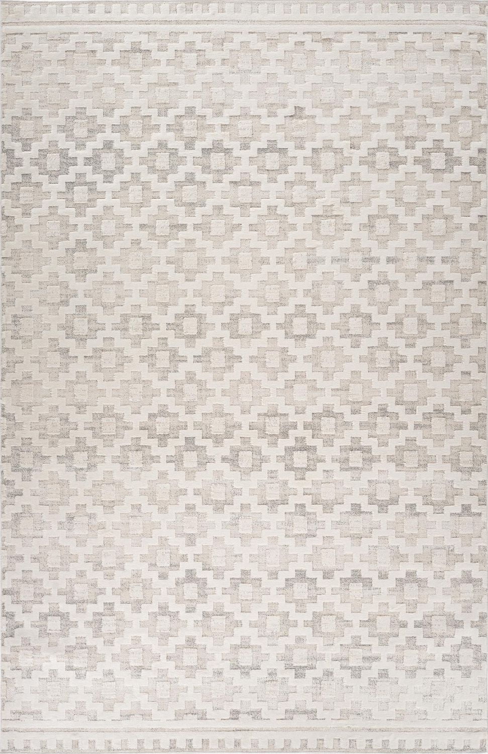 Rug Branch Astra Tapis d'intérieur moderne, beige crème, abstrait - Salon, Chambre, Salle à Manger et Cuisine