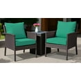 thumbnail image 2 of QQbed 24"x22" Memory Foam Back Pillow and Seat Cushion Set for Outdoor Patio Seats, 2 of 7