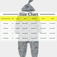 thumbnail image 3 of THDHVS Newborn Sleepers,Baby Boy Clothes,Preemie Newborn Footed Romper and Hat Sleeper Set Gray 0-3 Months, 3 of 3