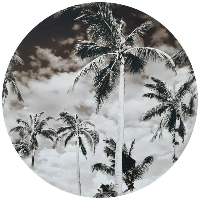 Empire Art Direct "Sundown" Circular Canvas Round Wall Art, 32" Diameter, Ready to Hang