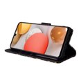 thumbnail image 4 of Compatible with Samsung Galaxy A42 5G Premium Vintage PU Leather Magnetic Closure Case with Strap Flip Cover, 4 of 5