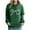 Army Green, variant on SwiftWear Women's Christmas Bow Print Hooded Sweatshirt - Festive Hoodie Pullover with Drop Shoulder Design, Soft Loungewear with Front Pockets Red