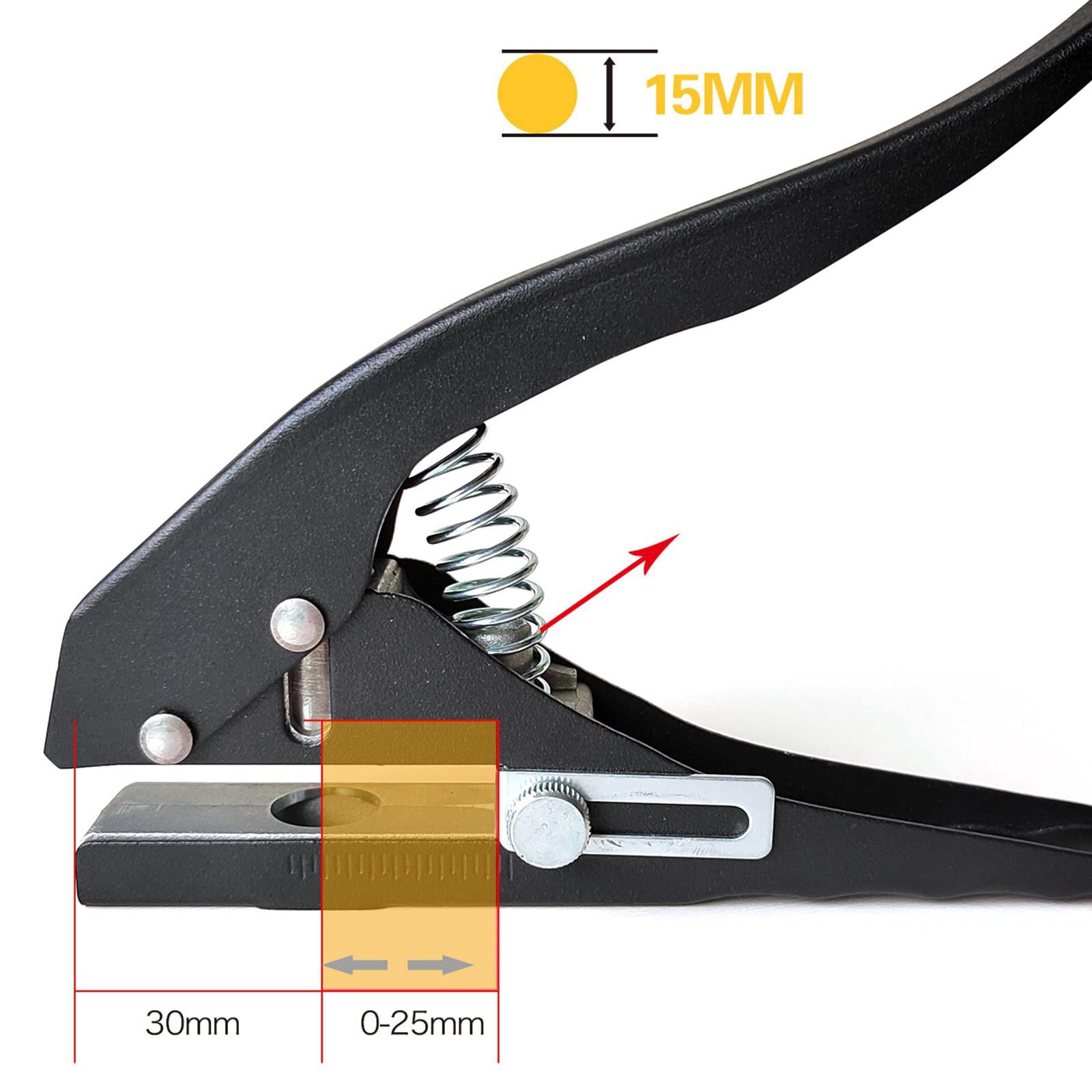 Portable Hole Puncher Durable Heavy Duty metal Banding Hole Punch Pliers for Paper Greeting Cards Tag DIY Woodworking
