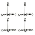 thumbnail image 3 of Pesca giratoria, 10 unids/set Durable en forma de T línea cruzada conector de pesca conector de pesca calidad en la que puede confiar, 3 of 8