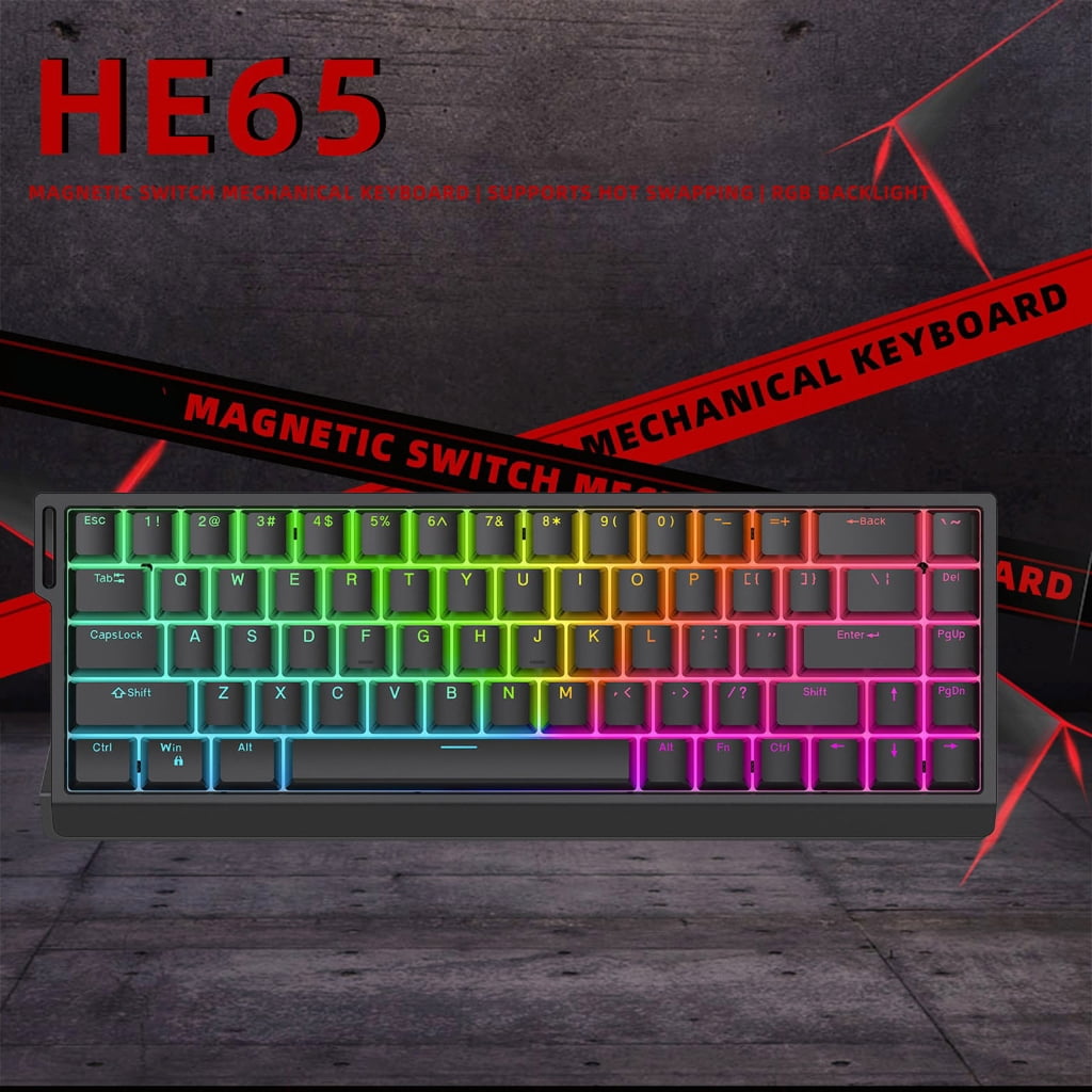 HE65 Mechanical Keyboard Switches Color Backlighting For Rapid Responsing And Smooth Typing For Various Setting