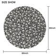 thumbnail image 2 of Round Tablecloth Spring Summer Table Cover flower 60 x 60 Inch Round for Party Dinner Picnic, 2 of 5