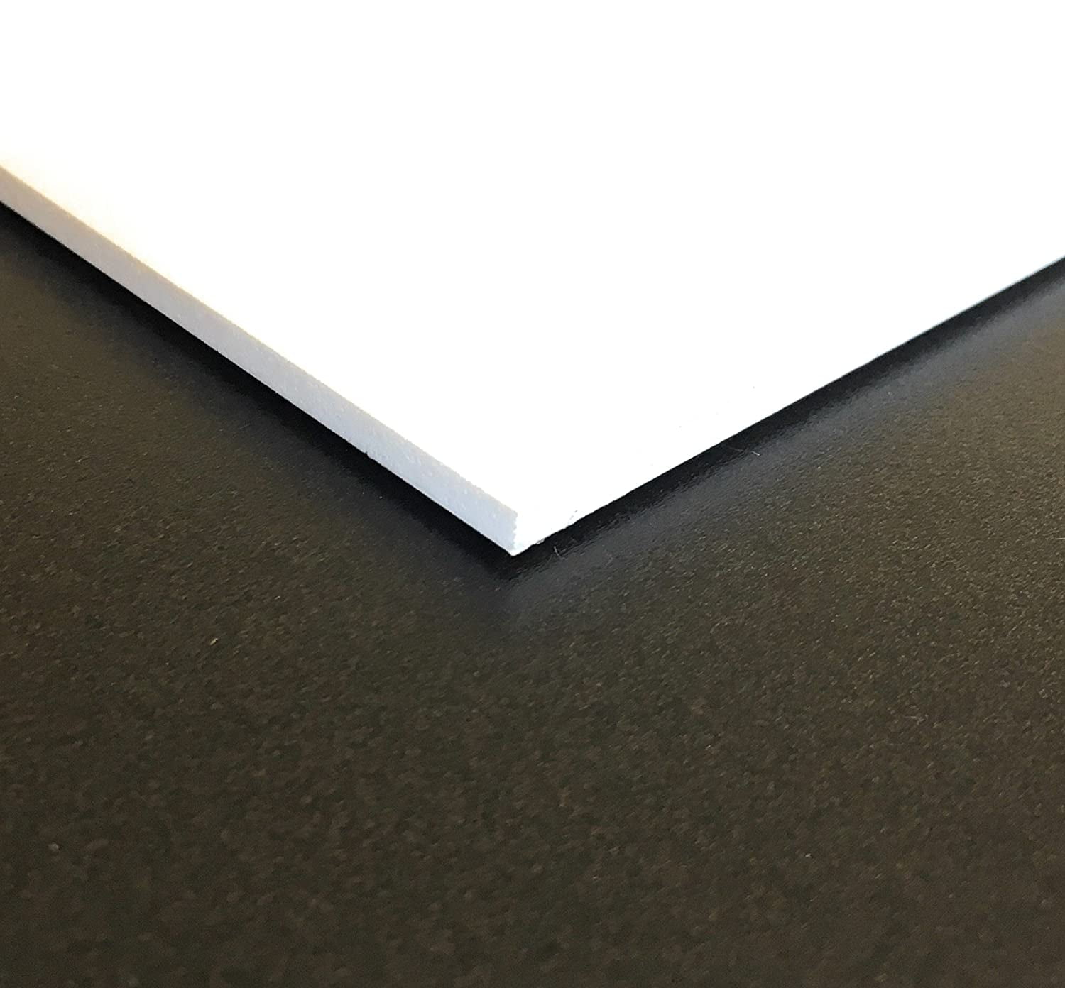 PVC Expanded Plastic Sheet 3mm White Color 1/8" x 24" x 48" 