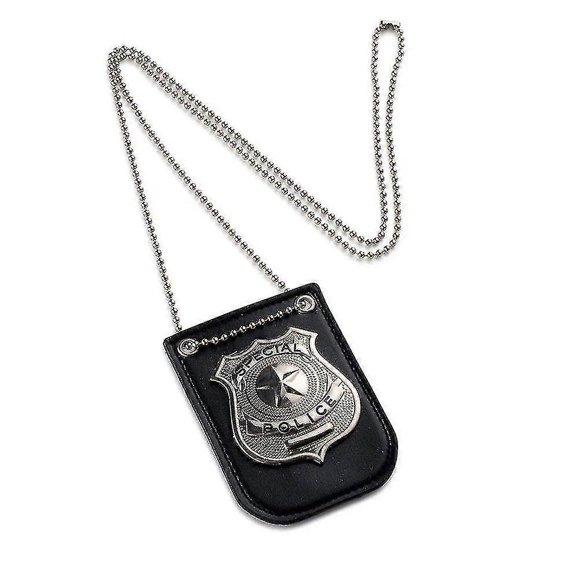 Dress Up Occupation Pretend Play America Police Special Agent Officer Badges Card Id Cards Holder Banmo