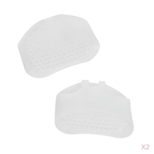 2 pares de almohadillas de silicona para el antepié almohadillas metatarsales medias talla inconfundible