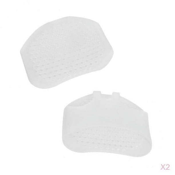 2 pares de almohadillas de silicona para el antepié almohadillas metatarsales medias talla inconfundible