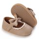 thumbnail image 1 of Zapatos Mary Jane para bebés, zapatos planos antideslizantes, suela de goma suave, primeros pasos para niños pequeños, zapatos de vestir de princesa, color albaricoque, la longitud interior es de 12 JAMW Sencillez, 1 of 5