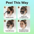 thumbnail image 6 of Ebanel Blackhead Remover Charcoal Peel Off Face Mask with Brush, Deep Cleansing Purifying Charcoal Mask Pore Cleaner Minimizer with Niacinamide, Hyaluronic Acid, Aloe, Green Tea, Brush May Vary, 6 of 11